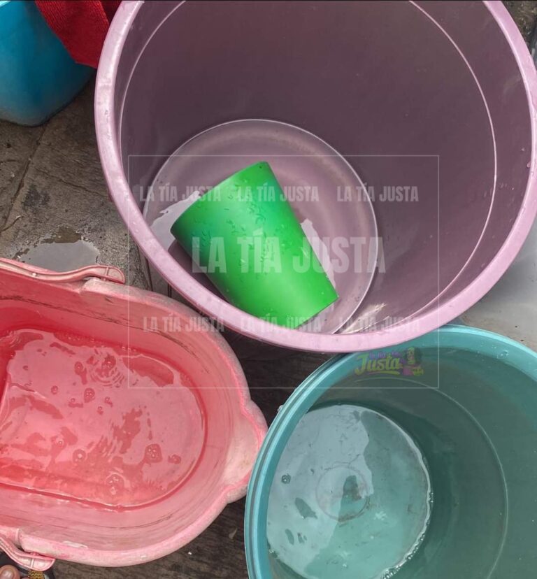 Vecinos del centro de la ciudad sin agua potable
