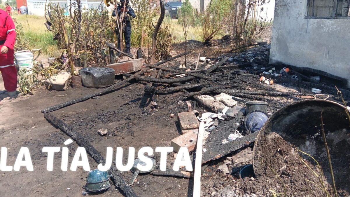 INCENDIO TERMINA CON UNA VIVIENDA EN JALAPILLA, RAFAEL DELGADO.