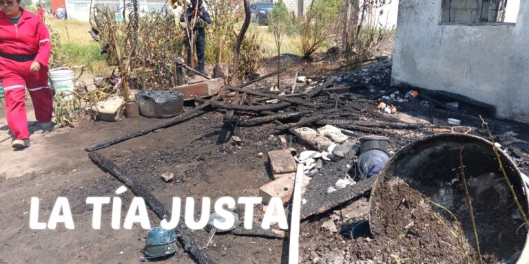 INCENDIO TERMINA CON UNA VIVIENDA EN JALAPILLA, RAFAEL DELGADO.