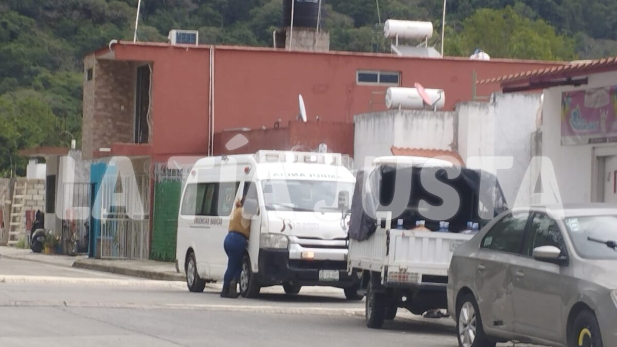 HOMBRE DE EDAD ADULTA MU3RE EN LA VÍA PÚBLICA, EN RÍO BLANCO.