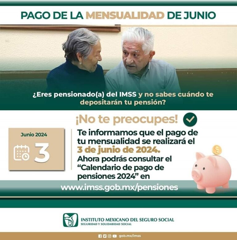 A parir del lunes pensionados del IMSS podrá recibir su mini pago