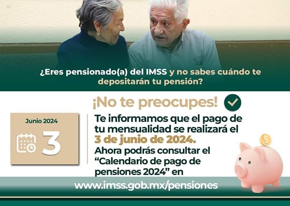 A parir del lunes pensionados del IMSS podrá recibir su mini pago