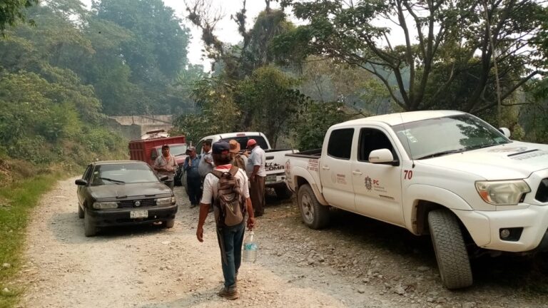 PC Veracruz descarta personas lesionadas en incendio de Quimixtlán.