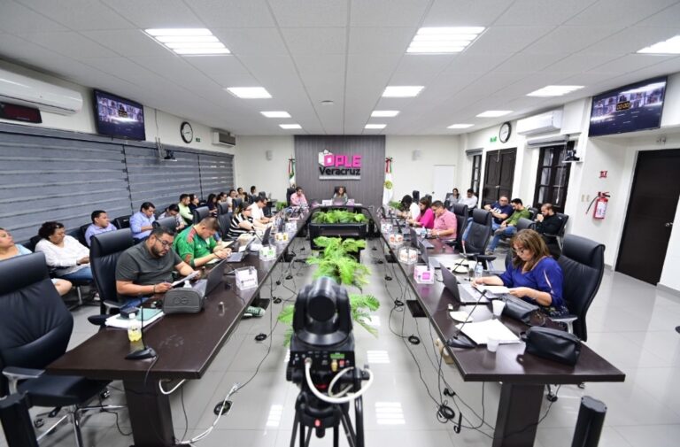 Consejo General del OPLE Veracruz aprueba designación de integrantes en consejos distritales 05 Poza Rica y 06 Papantla.