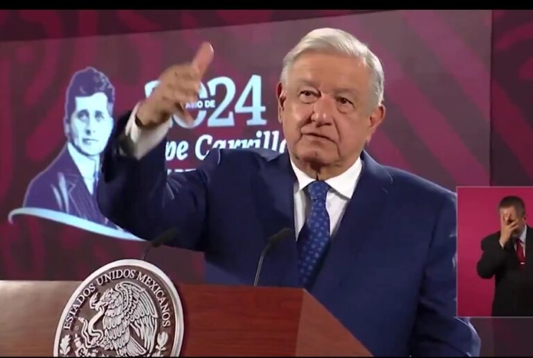 AMLO cuestiona a mercados y adversarios que se oponen a su renovación del Poder Judicial.