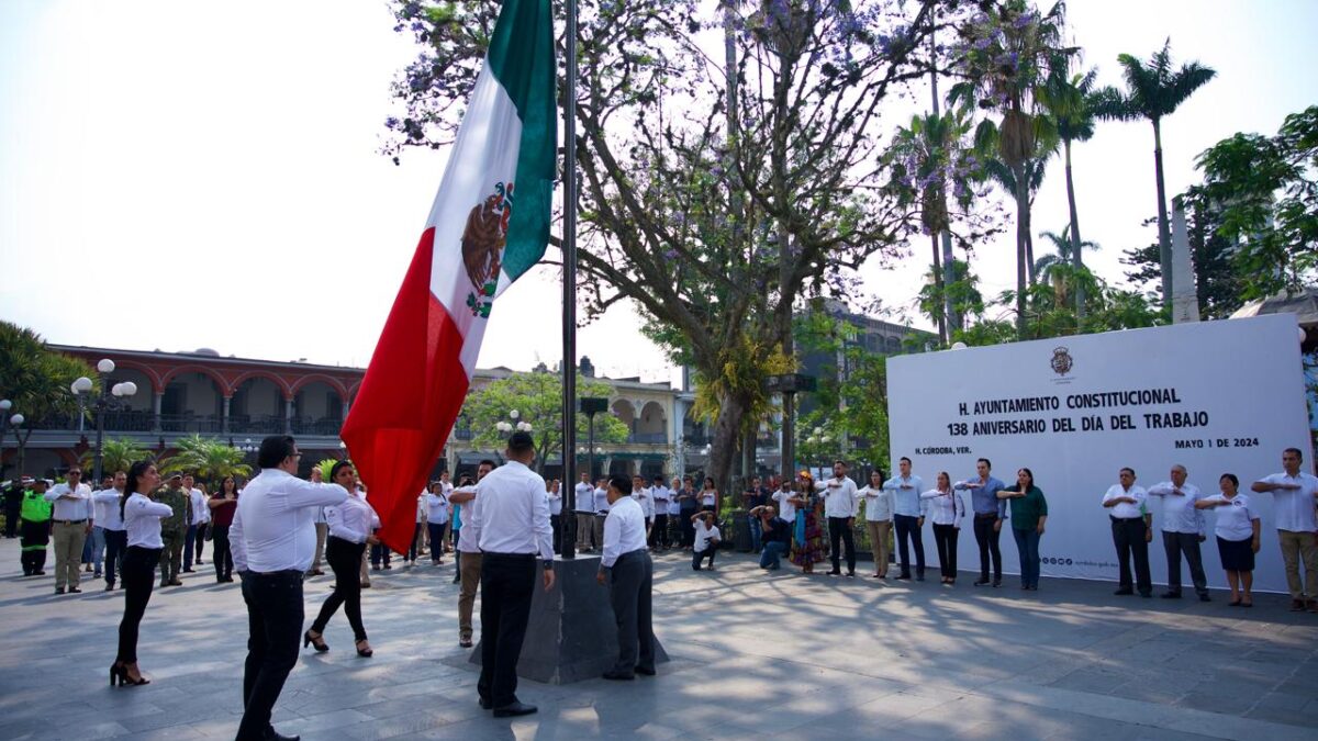 Conmemoran en Córdoba el 138 aniversario del Día del Trabajo