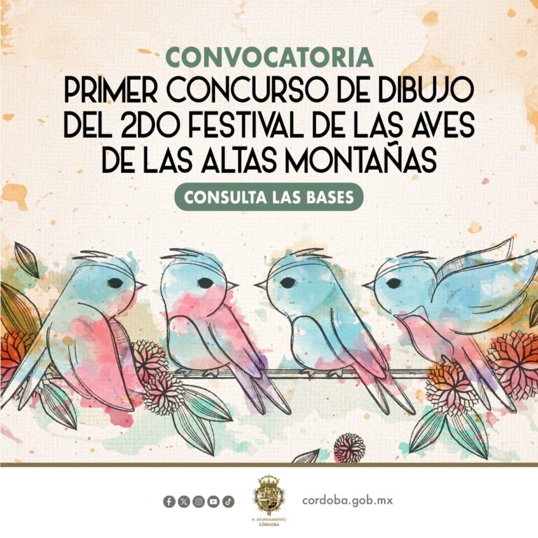 Cierre de convocatoria para participar en el concurso de dibujo del 2° Festival de las Aves de las Altas Montañas