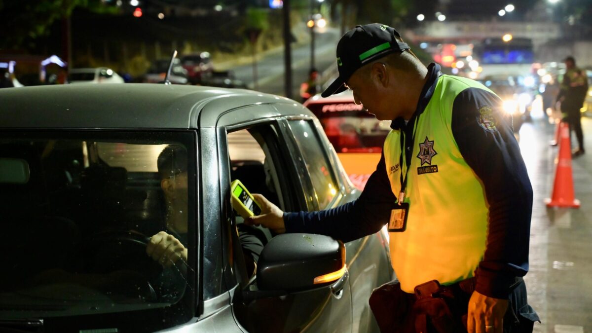 Aplican operativo de alcoholímetro en Córdoba el fin de semana