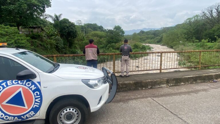 Realiza Protección Civil monitoreo de los ríos “Seco” y “San Antonio” en Córdoba