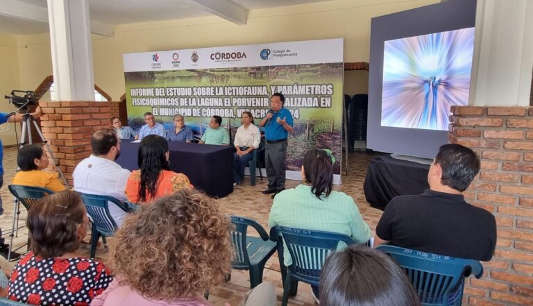 Entregan académicos resultado de estudios realizados a la Laguna del Porvenir