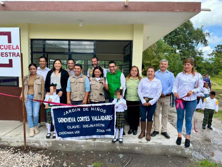 Realizan inauguración de aula del programa “La escuela es nuestra”