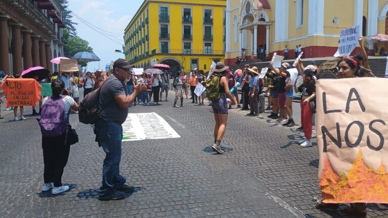 Estudiantes UV exigen a Gobierno de Veracruz prevenga y atienda oportunamente incendios .