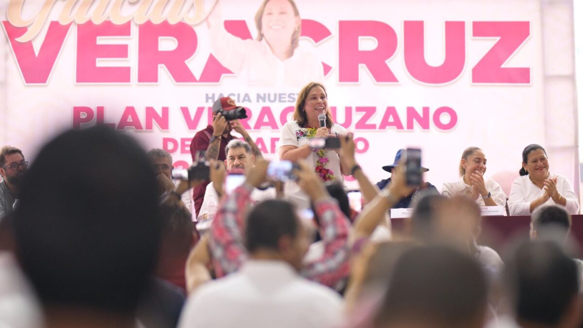 ¡GOBERNADORA! ¡GOBERNADORA! RECIBE COATZACOALCOS A ROCÍO NAHLE