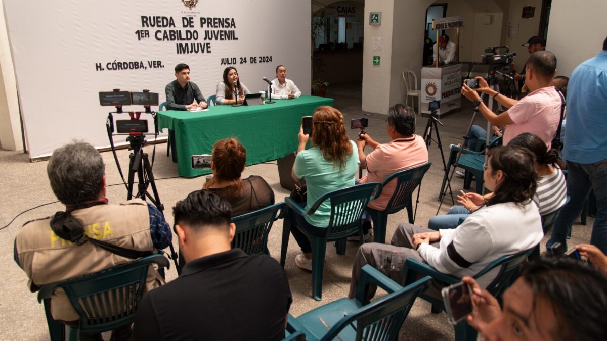Cierra convocatoria el 2 de agosto para participar en el Primer Cabildo Juvenil en Córdoba