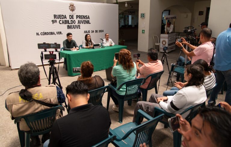 Cierra convocatoria el 2 de agosto para participar en el Primer Cabildo Juvenil en Córdoba
