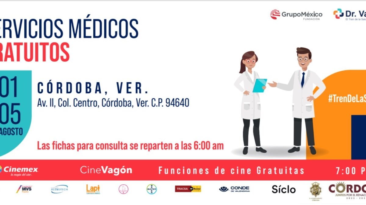 Confirman del 1 al 5 de agosto llega Dr. Vagón a Córdoba