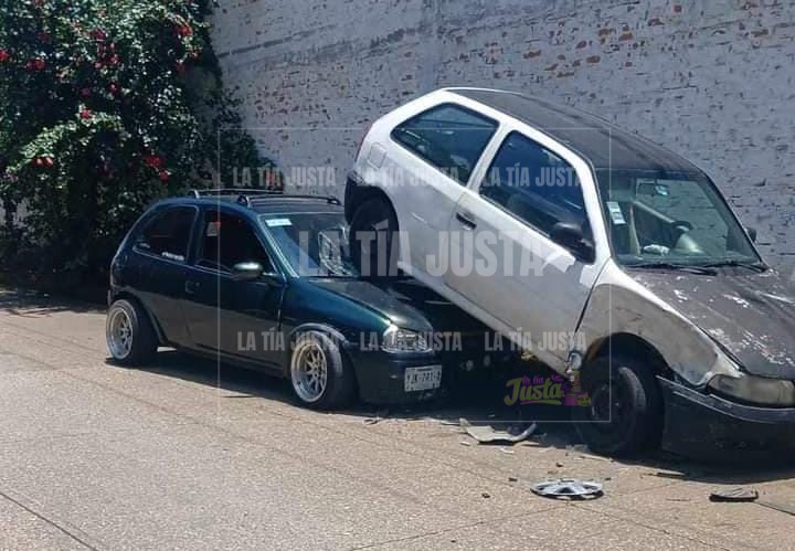 COMO DE PELÍCULA… TERMINA ARRIBA DE CHEVY