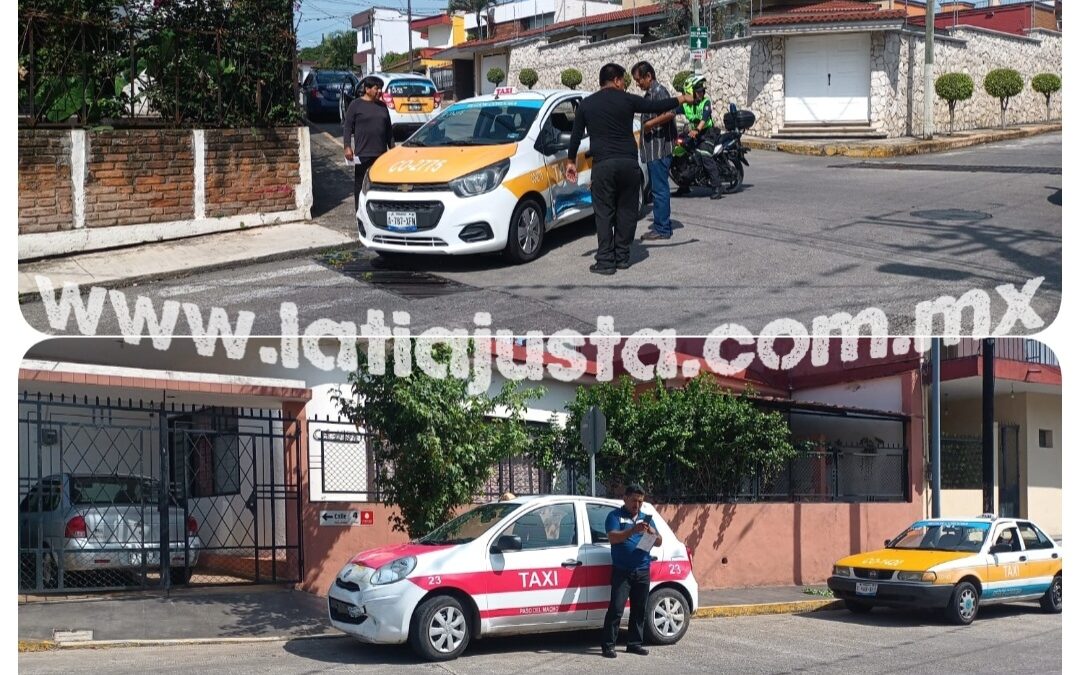 DESCONOCE VIALIDADES Y OCASIONA UN ACCIDENTE.