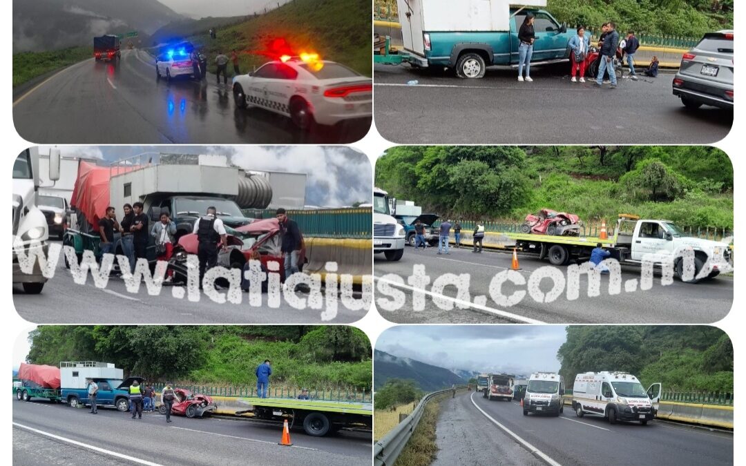 SE REGISTRAN TRES ACCIDENTES EN LA AUTOPISTA 150D ORIZABA- PUEBLA.