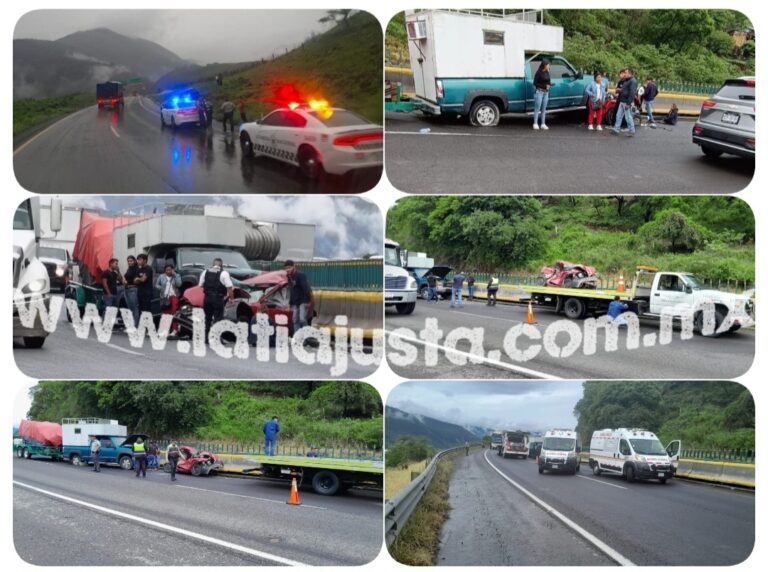 SE REGISTRAN TRES ACCIDENTES EN LA AUTOPISTA 150D ORIZABA- PUEBLA.