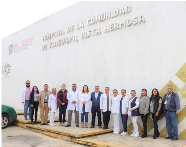 COMUNICADO DEL HOSPITAL DE LA COMUNIDAD DE TLAQUILPA, VISTA HERMOSA.