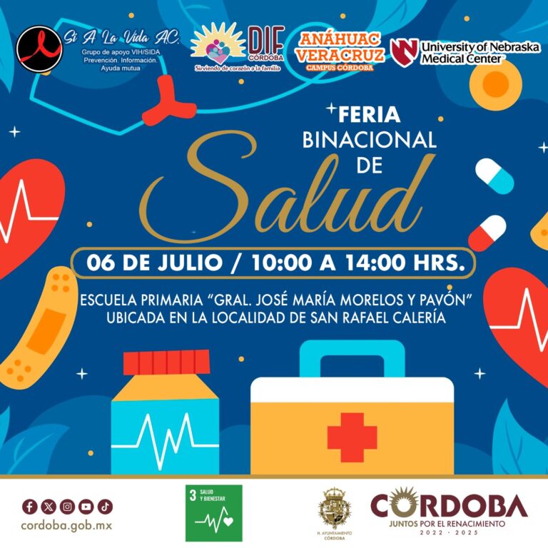 Inicia el sábado 6 de julio la Feria binacional de salud en San Rafael Calería