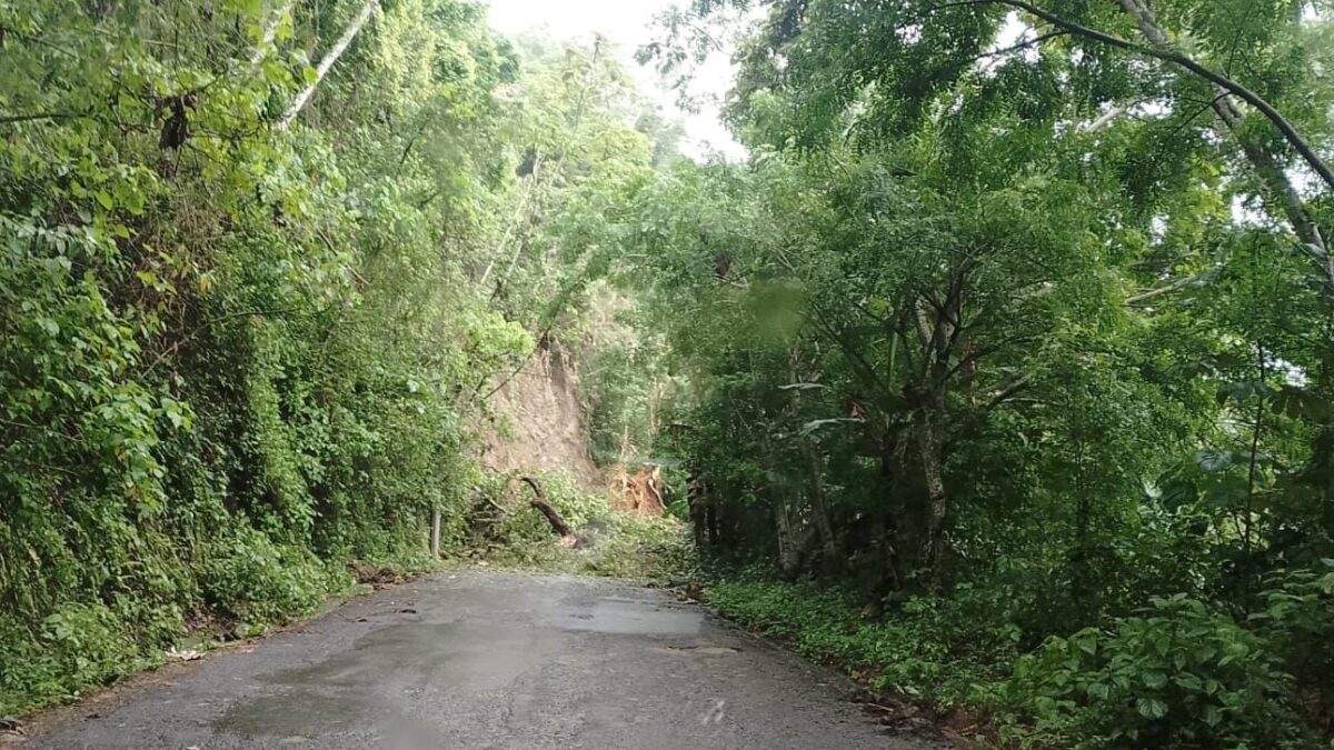 Otra vez cierran el camino Tecama Calería -Acayotla