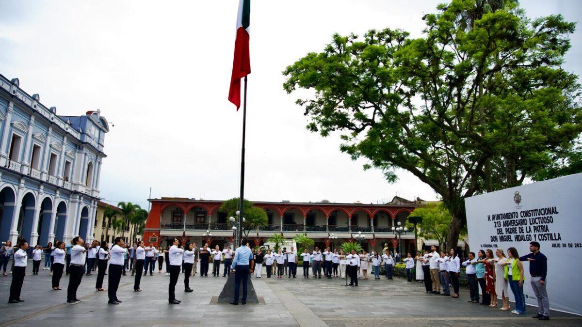 Conmemora el ayuntamiento de Córdoba el 213 aniversario luctuoso de Don Miguel Hidalgo y Costilla