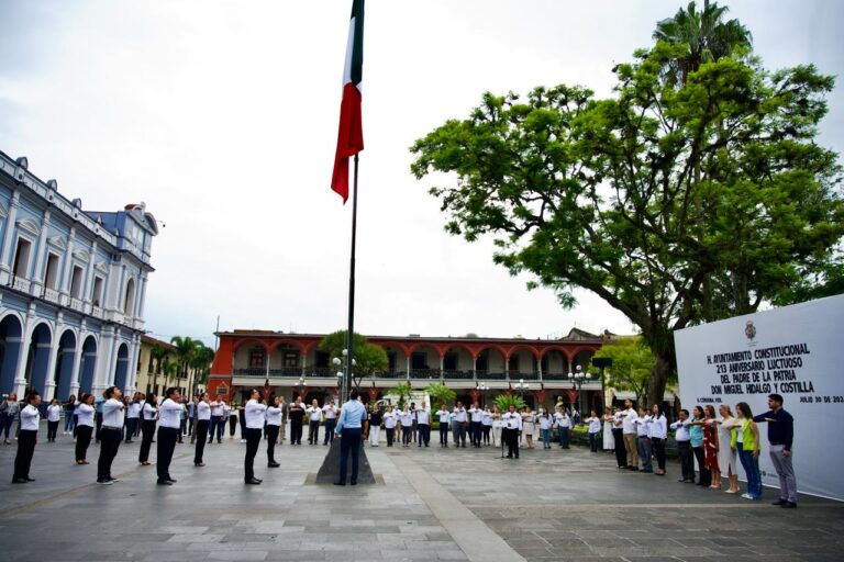 Conmemora el ayuntamiento de Córdoba el 213 aniversario luctuoso de Don Miguel Hidalgo y Costilla