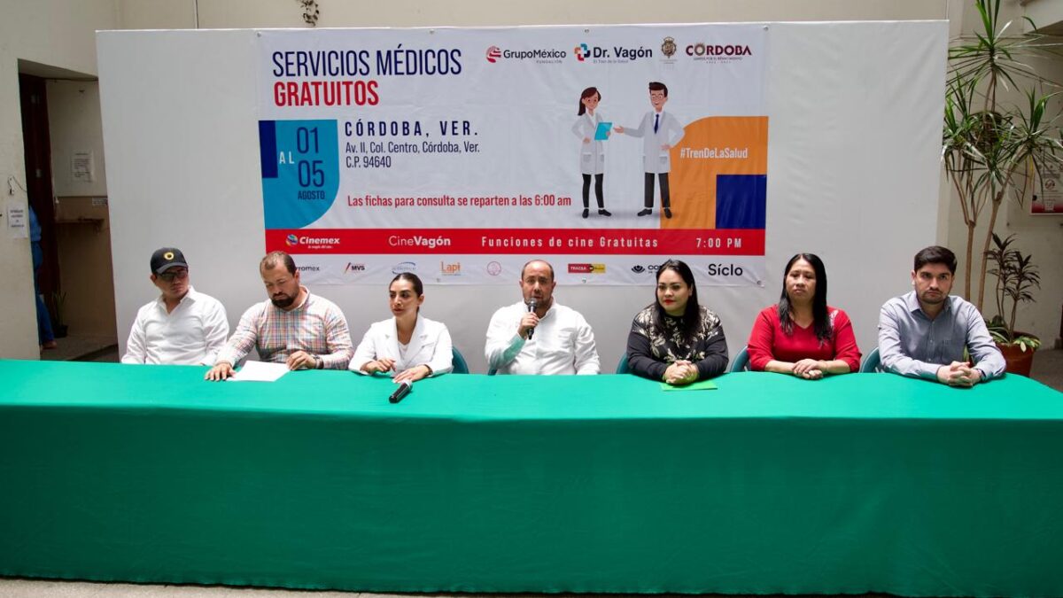 Inicia atención médica Dr. Vagón este 1 de agosto en Córdoba