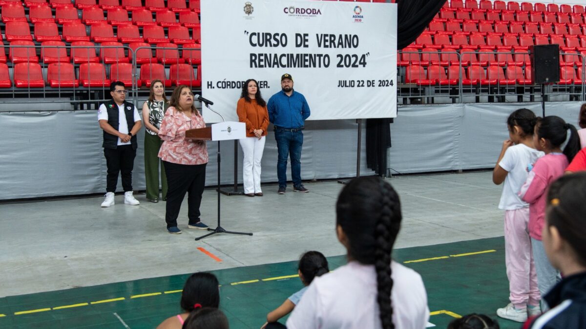 Inicia el “Curso del Verano del Renacimiento 2024” del COMUDE y DIF de Córdoba