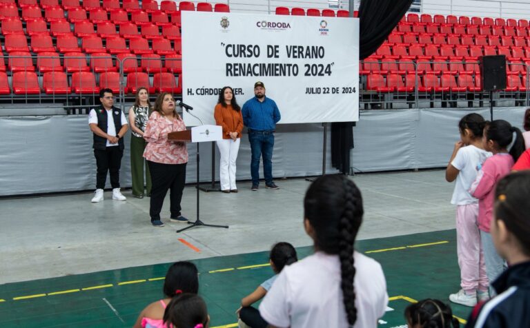 Inicia el “Curso del Verano del Renacimiento 2024” del COMUDE y DIF de Córdoba
