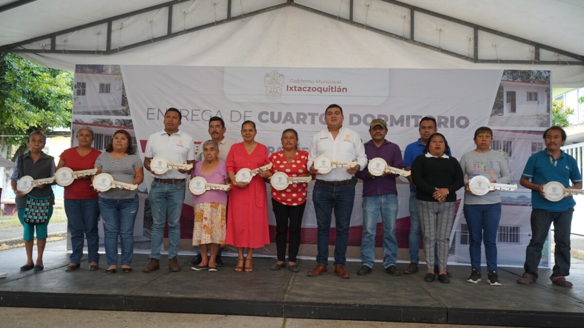 ENTREGAN MÁS CUARTOS DORMITORIO, AHORA EN SUMIDERO