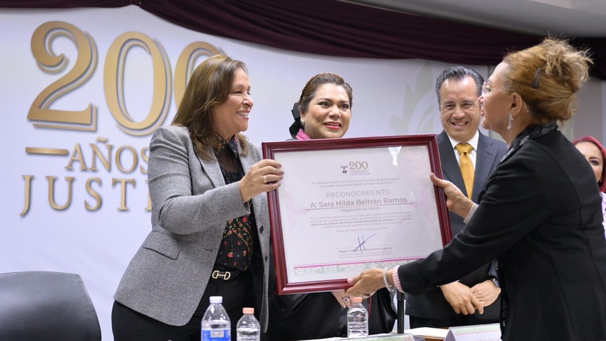 ASISTE ROCÍO NAHLE A CONMEMORACIÓN DE 200 AÑOS DEL PODER JUDICIAL