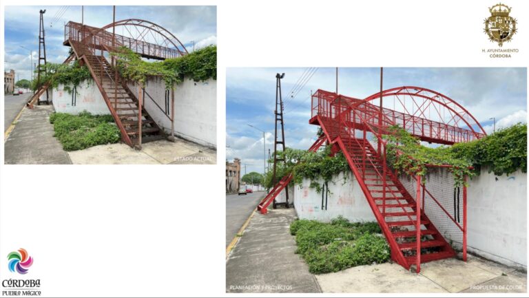 Podrán opinar ciudadanos de qué color prefieren el puente de hierro de “La Estación*”
