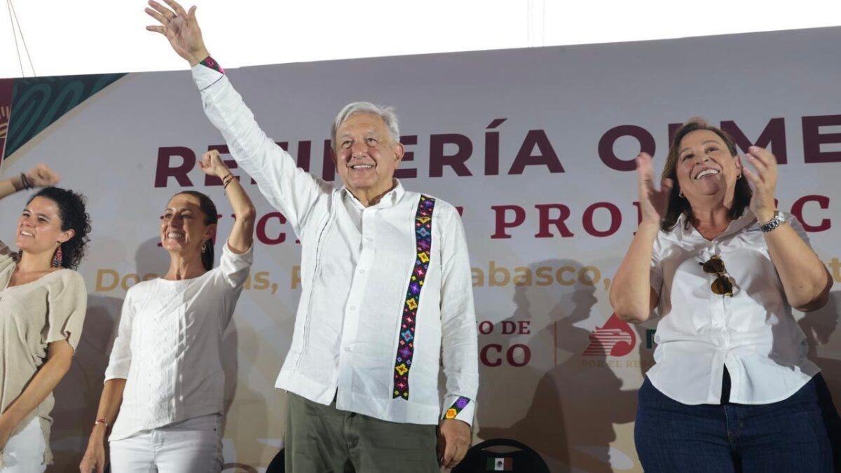 ROCÍO NAHLE PRESENTE EN INAUGURACIÓN DE REFINERÍA “OLMECA” EN DOS BOCAS