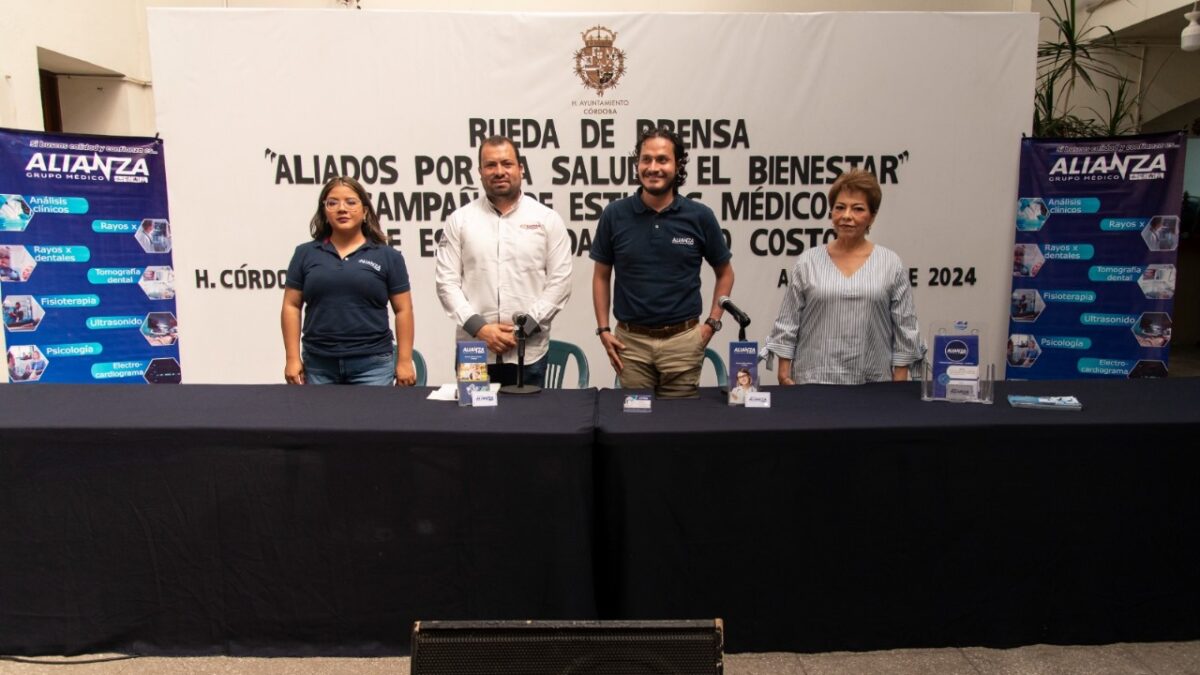 El ayuntamiento de Córdoba y grupo médico Alianza realizarán atención médica con altos descuentos para la ciudadanía cordobesa.