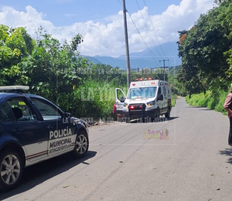 Derrapa motociclista en carretera a Valle Alegre
