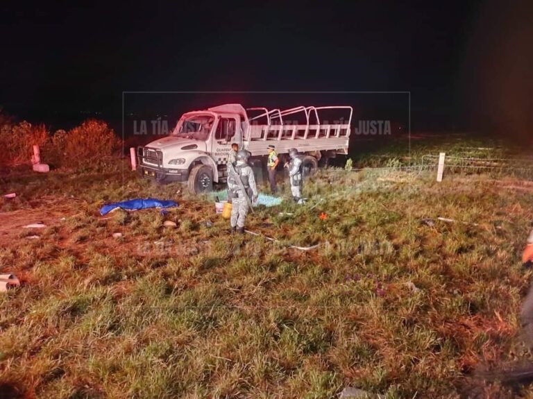 Vuelca camión de Guardia Nacional en la autopista Cuacnopalan-Oaxaca