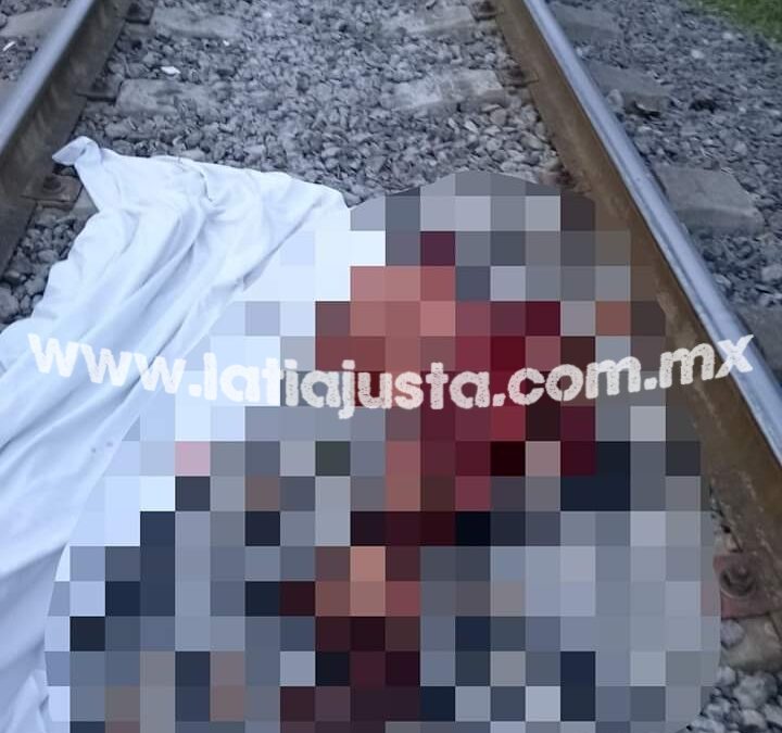 MUERE PERSONA ATROPELLADA Y DESPEDAZADA POR UN TREN CARGUERO EN POTRERO NUEVO ATOYAC.