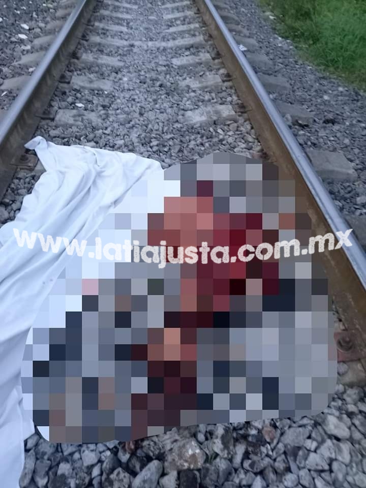 MUERE PERSONA ATROPELLADA Y DESPEDAZADA POR UN TREN CARGUERO EN POTRERO NUEVO ATOYAC.