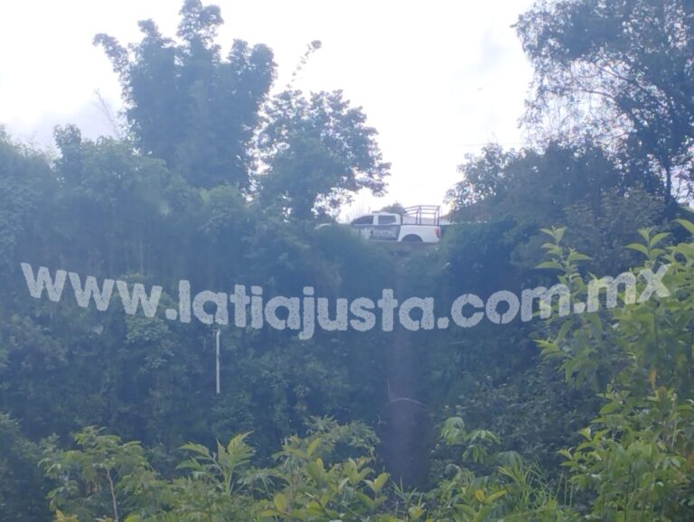 MUERE HOMBRE AL CAER DE UN BARRANCO EN LA ZONA DE TEPOXTLÁN, MUNICIPIO DE MARIANO ESCOBEDO.