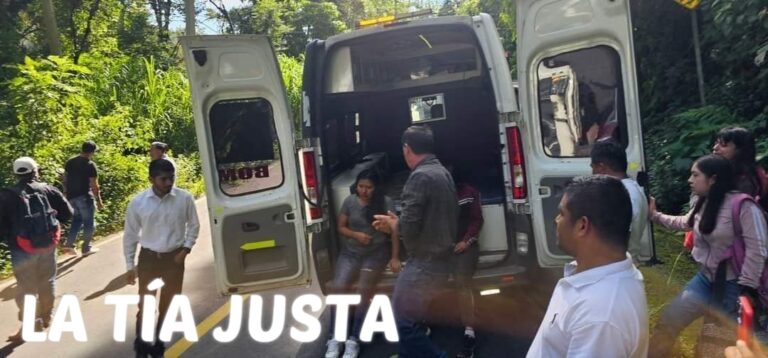 LISTA DE LESIONADOS EN ACCIDENTE DE AUTOBÚS EN COSCOMATEPEC