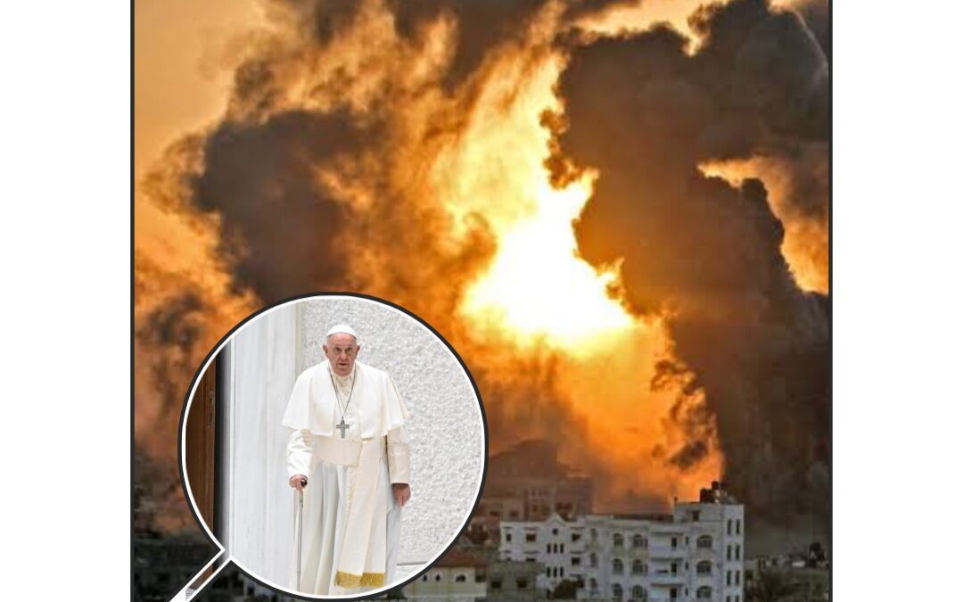 EL PAPA FRANCISCO HACE UN LLAMADO PARA EVITAR QUE SE EXTIENDA EL CONFLICTO EN ORIENTE MEDIO.