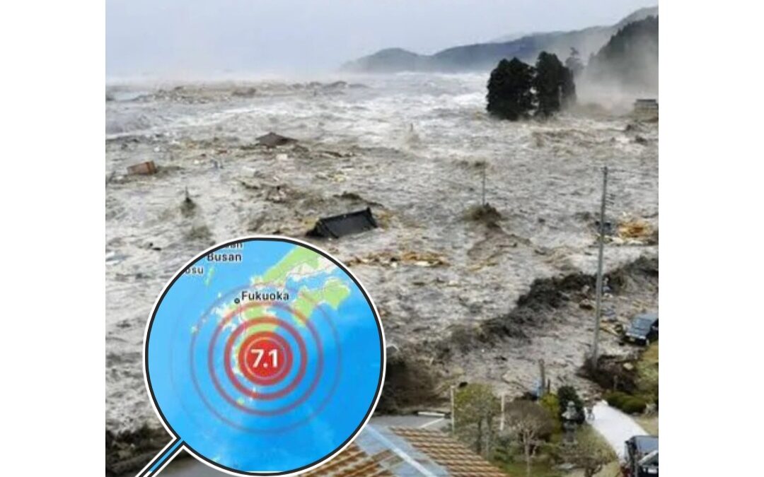 TSUNAMI PEGA EN LAS COSTAS DE JAPÓN DESPUÉS DEL SISMO  DE MAGNITUD 7.1.