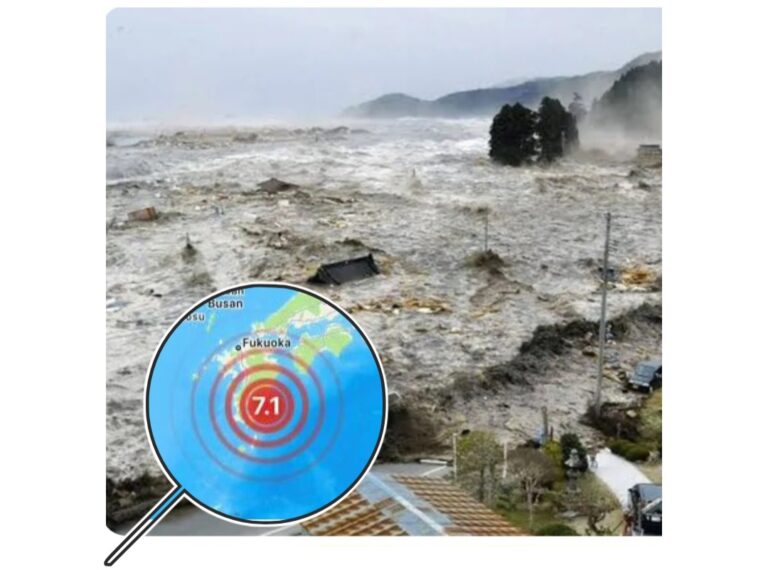 TSUNAMI PEGA EN LAS COSTAS DE JAPÓN DESPUÉS DEL SISMO  DE MAGNITUD 7.1.