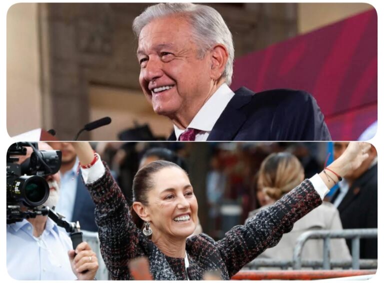 EL PRESIDENTE DE MÉXICO DIJO ESTAR “FELIZ, FELIZ” DE QUE CLAUDIA SHEINBAUM RECIBA HOY LA CONSTANCIA COMO PRESIDENTA ELECTA.