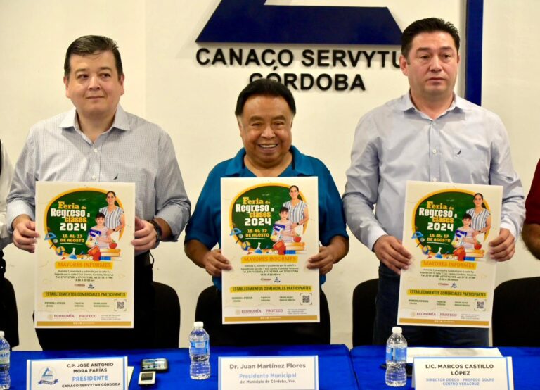 Apoya el ayuntamiento de Córdoba la Feria del Regreso a Clases 2024