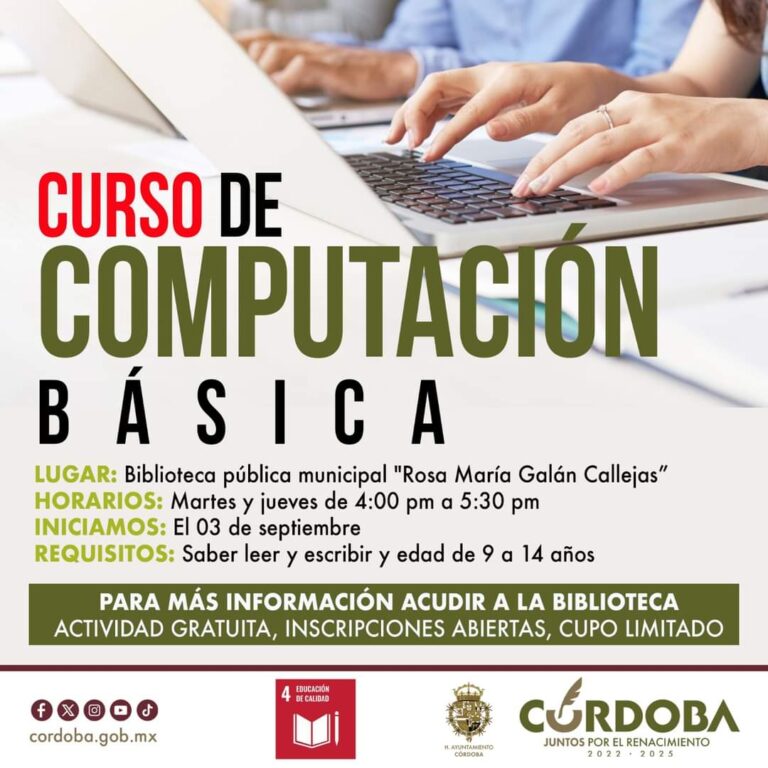 Inician cursos gratuitos para la niñez cordobesa en la biblioteca “Rosa María Galán Callejas”