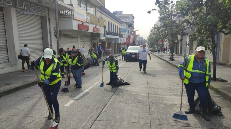 Esfuerzo y trabajo de Limpia Pública se ve reflejado tras celebraciones